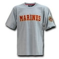 thumbnail image 5 of R17-MAR-HGR-03 Applique Text T-Shirt, Marines, Grey, Large, 5 of 5