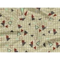 thumbnail image 5 of oneOone Rayon Light Brown Fabric Chevron & Triangle Geometric Sewing Craft Projects Fabric Prints By Yard 56 Inch Wide, 5 of 5