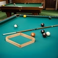 thumbnail image 4 of GAXIRE 2Pcs Portable Beige Billiard Ball Triangle Rack for Pool Table Stable Wooden Frame, 4 of 6