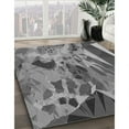 thumbnail image 2 of Ahgly Company Indoor Rectangle Patterned Dark Gray Area Rugs, 4' x 6', 2 of 6