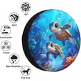 thumbnail image 5 of Baby Turtle Sea Spare Tire Cover Wheel Protectors for Rv Camper Travel Trailer SUV Truck, 5 of 9