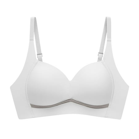 

hoksml Bras for Women Plus Size Clearance Casual Sexy Front Button Shaping Cup Shoulder Strap Underwire Bra Plus Size Extra-Elastic Wirefree