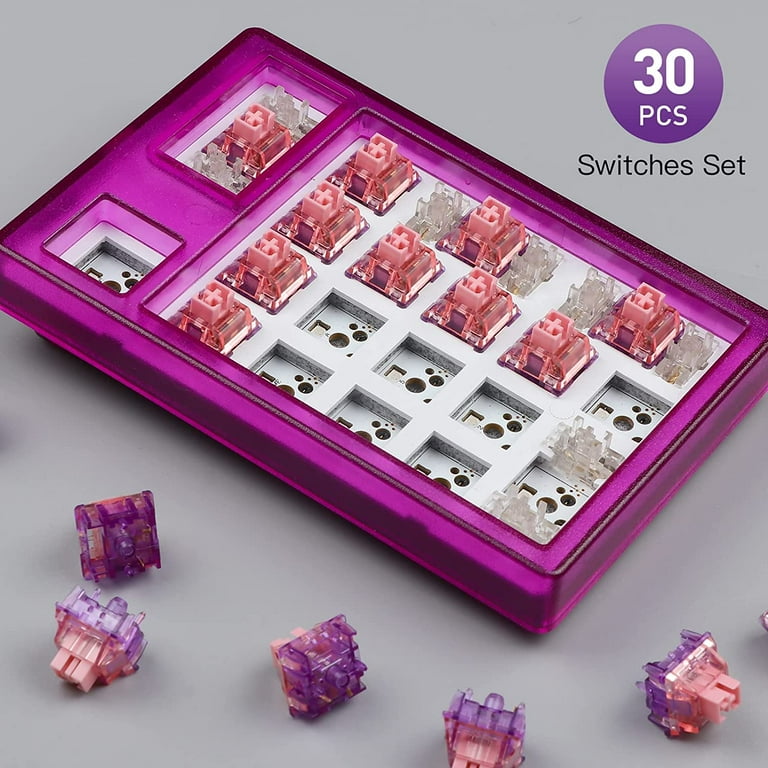 EPOMAKER Flamingo 30 Pieces 47gf Linear Mechanical Keyboard