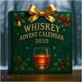 thumbnail image 5 of Whiskey Advent Calendar 2025, 24 2D Acrylic Flat Whiskey Bottle Ornaments (No Alcohol) – Christmas Countdown Décor for Tree, Bar Cart & Office, Reusable for Men, Dad, Boyfriend, Secret Santa, 5 of 6