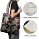 thumbnail image 3 of Castlevania Bolso de tela con estampado de lienzo para mujer, bolsa de compras reutilizable y estética, con cremallera interior, regalo para mujer, 35 × 40 cm., 3 of 6