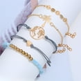 thumbnail image 3 of PVCS Bijoux Mode Créative Carte Amour Bracelet à Sequins Perlé Bracelet Femme, 3 of 5