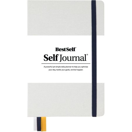 BestSelf Self Journal 13-Week Productivity Journal with Prompts, Undated Planner and Guided Journal for Women and Men, Grey Mist