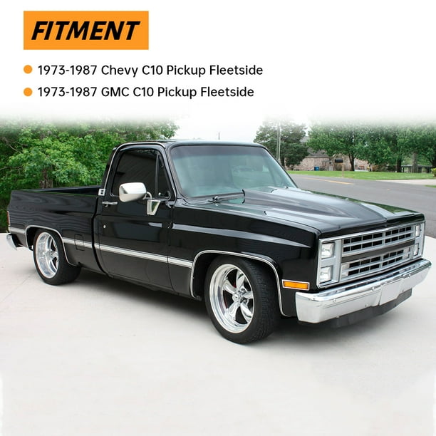 Fleetside Rear Roll Pan 18 Gauge Steel For 1973-1987 Chevrolet C10