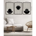 thumbnail image 3 of SHENIFY Boho Wall Art Framed Abstract Decor Bohemian Canvas Prints Ready to Hang - 24x36in3pcs Black Framed, 3 of 9