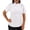 White, variant on Culinary Master Women's Short Sleeve Zip Chef Jacket Breathable Polycotton New