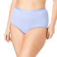 thumbnail image 2 of Comfort Choice Women's Plus Size 10-Pack Pure Cotton Full-Cut Brief Underwear, 2 of 6