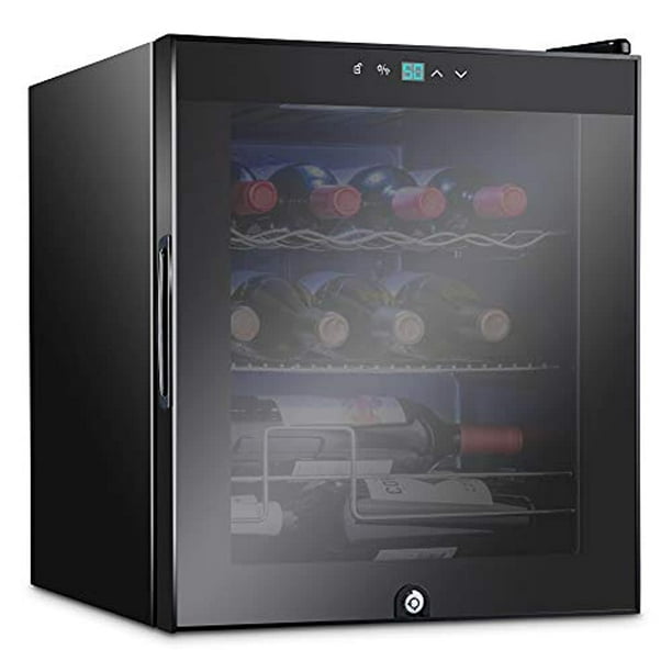Ivation 12 Bottle Compressor Wine Cooler Refrigerator w/Lock Large