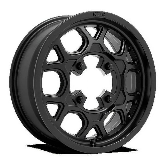 Kmc Ks133 Mesa Lite 15X6 4X137 38Et 132Cb Satin Black Wheel