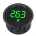 thumbnail image 3 of Medidor de Voltaje para Automóvil, Pantalla Digital LED, Voltímetro Impermeable, Panel Redondo, Medidor de Voltaje, Detector de Voltaje, Comprobador., 3 of 5