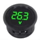 thumbnail image 3 of Medidor de Voltaje para Automóvil, Pantalla Digital LED, Voltímetro Impermeable, Panel Redondo, Medidor de Voltaje, Detector de Voltaje, Comprobador., 3 of 5