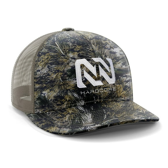 Tree Camo Hardcore - Fitted Hat