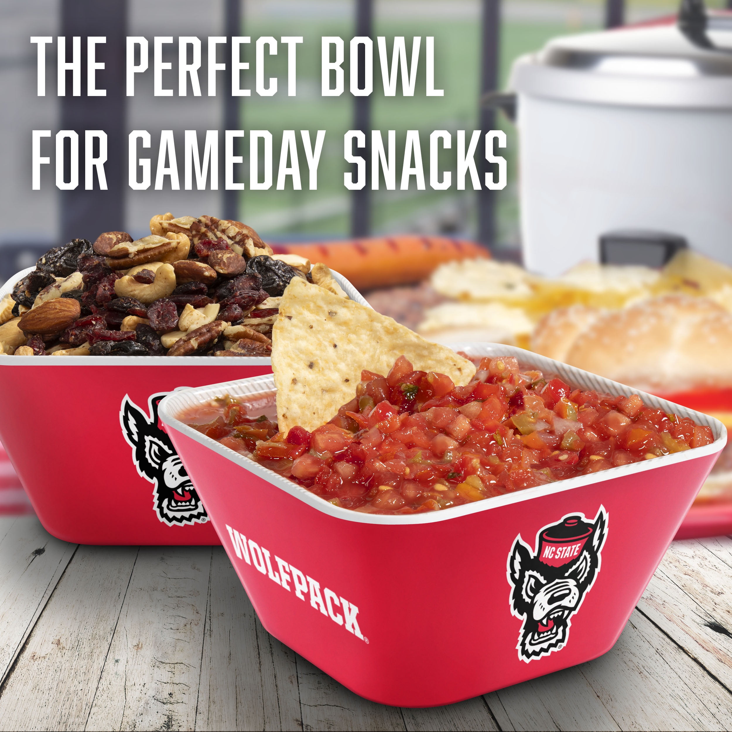 YouTheFan NCAA NC State Wolfpack Small Snack Bowl