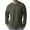 Army Green Jacket for Men, variant on hopeusnice Men's Solid Color Long Sleeve Crew Neck Sweatshirt Basic Ribbed Knitted Jumper Tops Beige M
