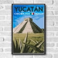 thumbnail image 2 of Yucatan Chichen Itza Mexico Vintage Travel Poster / Postcard WPA Style Art Print, 2 of 4