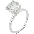 thumbnail image 4 of Arista 3.00 Carat T.W. Round Diamond Solitaire Engagement Ring in 18K White Gold (H-I, I2), 4 of 5
