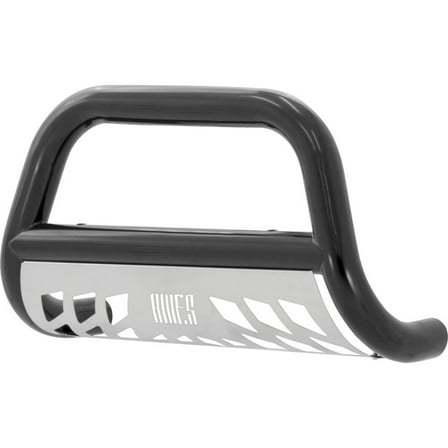 ARIES B35-9002 3-Inch Black Steel Bull Bar, No-Drill, Select Nissan Frontier, Pathfinder, Xterra