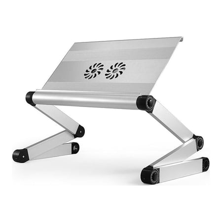 UPC: 0661799223089 | Uncaged Ergonomics WorkEZ Executive with 2 Cooling Fans + 3 USB Ports Silver (WEEFHs) WEEFHS