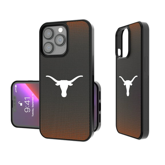 Texas Longhorns Linen Logo iPhone Bump Case