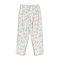thumbnail image 5 of Naloa Cute Poodle Dog Print Women’s Ultra-Soft Comfy Pajama Lounge Pants with Pockets & Drawstring, 5 of 8