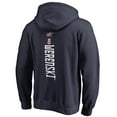 thumbnail image 3 of Men's Zach Werenski Navy Columbus Blue Jackets Backer Pullover Hoodie, 3 of 3