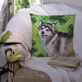 thumbnail image 3 of Alaskan Malamute St Patrick's Fabric Decorative Pillow, 3 of 4