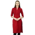 thumbnail image 2 of Phagun Womens Cotton Tunic Ethnic Kurta Casual Formal Indian Ladies Kurti, 2 of 2