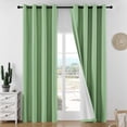 thumbnail image 1 of Cortinas Joydeco, 2 paneles, 132 x 275 cm, color salvia térmica, 1 of 9