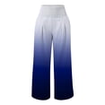 thumbnail image 2 of Baqcunre Women's Gradient Versatile Wide-Leg Pants,Color Dark blue,Size S-XXL, 2 of 3