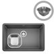 thumbnail image 2 of Colador de acero inoxidable, lavabo de gran capacidad, lavabo para lavar verduras, cuenco para escurrir arroz y frutas, 2 of 6