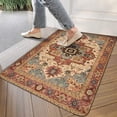 thumbnail image 3 of Bohemian Farmhouse Orange Vintage Welcome Doormat for Indoor/Outdoor Entrance Bohemian Farmhouse Orange Vintage Decoration Door Mat Kitchen Door Mat Bedroom Doormat 17x30 Inch, 3 of 6