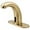 Brushed Gold, variant on Brushed Gold Touchless Bathroom Sink Faucet - Battery Operated Automatic Motion Sensor Hands Free Faucet with Hot and Cold Mixing Valve