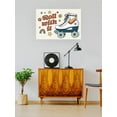 thumbnail image 2 of Roll With It. Rollerskates Poster - Victoria Barnes Designs,, 2 of 3