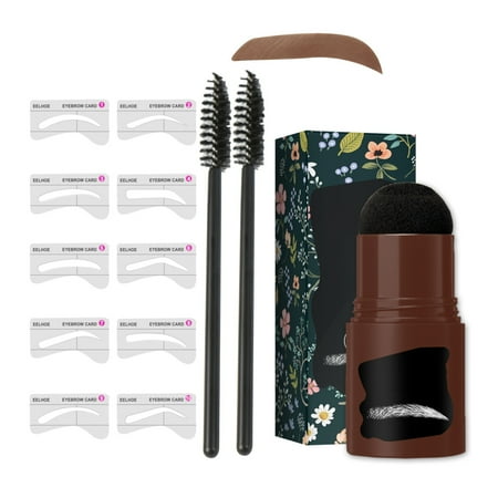 

Eyebrow Template Kit Durable Waterproof Eyebrow Print Shaping Suit Eyebrow Pattern Shaping Device Durable Waterproof Three Piece Suit Suitable For Perfect Natural Eyebrow Medium Light Brown