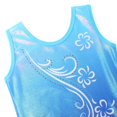 thumbnail image 4 of BAOHULU 3-14Y Girls Gymnastics Leotard Sleeveless Blue Ballet Dancewear, 4 of 5
