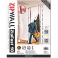 thumbnail image 4 of ZipWall ZF10 Panneau de Barrière à Poussière Réutilisable de 10 Pi, Lot de 4, 4 of 4