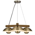 thumbnail image 3 of Cal Lighting - Lakeland - 45W 3 LED Pendant In Art Deco Style-8.75 Inches Tall, 3 of 5