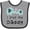 Heather and Black, variant on Inktastic I Love My Daddy Boys or Girls Baby Bib