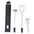 thumbnail image 4 of HEANUJJ Handheld Rotary Whisk Electric Whisk Plastic Black Whisking Cream Home Users 1Pcs, 4 of 6