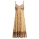 thumbnail image 3 of Vestido Estampado Floral Para Mujer, Dobladillo Con Volantes, Vestido Floral De Verano, Correa De Espagueti De Fibra De Poliéster, Ropa Cómoda Para Fiestas Mgaxyff Otros, 3 of 8