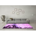 thumbnail image 3 of Ahgly Company Indoor Square Abstract Purple Modern Area Rugs, 7' Square, 3 of 4