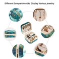 thumbnail image 2 of PhooArto Small Jewellery Box, Sea Turtle Bubble Pattern Portable Travel Mini Jewelry Case for Women Leather Ring Organizer, 2 of 5