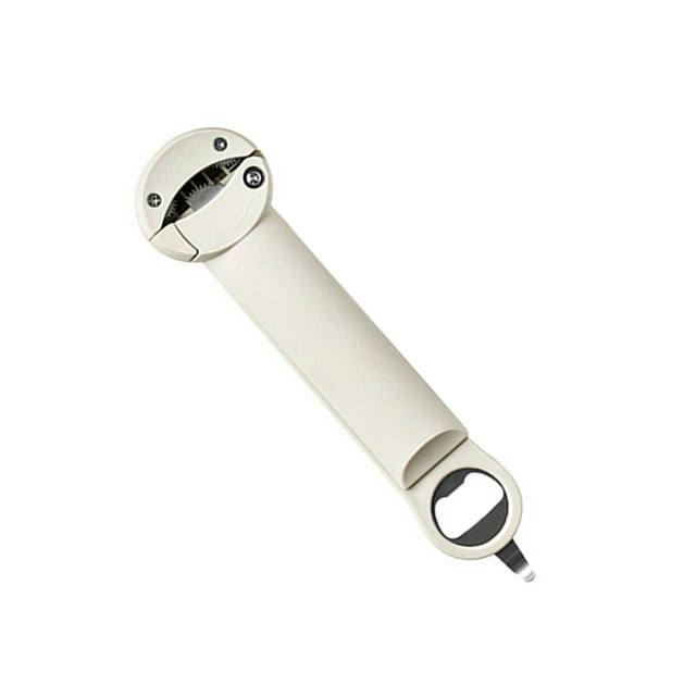 fastboy Durable en Acier Inoxydable Ouvre-Boîte - Rétractable et Facile à Saisir Rétractable et Ouvre-Bouteille Rétractable Allongé Blanc
