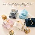 thumbnail image 4 of Flannel Sheets Full Size Black - Super Soft Fleece Sheets Set Fluffy Extra Plush, 4 Piece(Include Fitted Sheet, Flat Sheet, 2 Pillowcases), 4 of 7