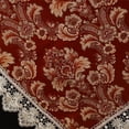 thumbnail image 2 of Round Tablecloth Lace Floral Table Cover Dustproof Home Festival Table Cloth, 2 of 8