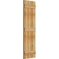 thumbnail image 2 of 16 1/8"W X 55"H Timbercraft Three 5 3/8" Boards Joined Board-N-Batten Shutters, Rough Sawn Western Red Cedar (Per Pair), 2 of 13